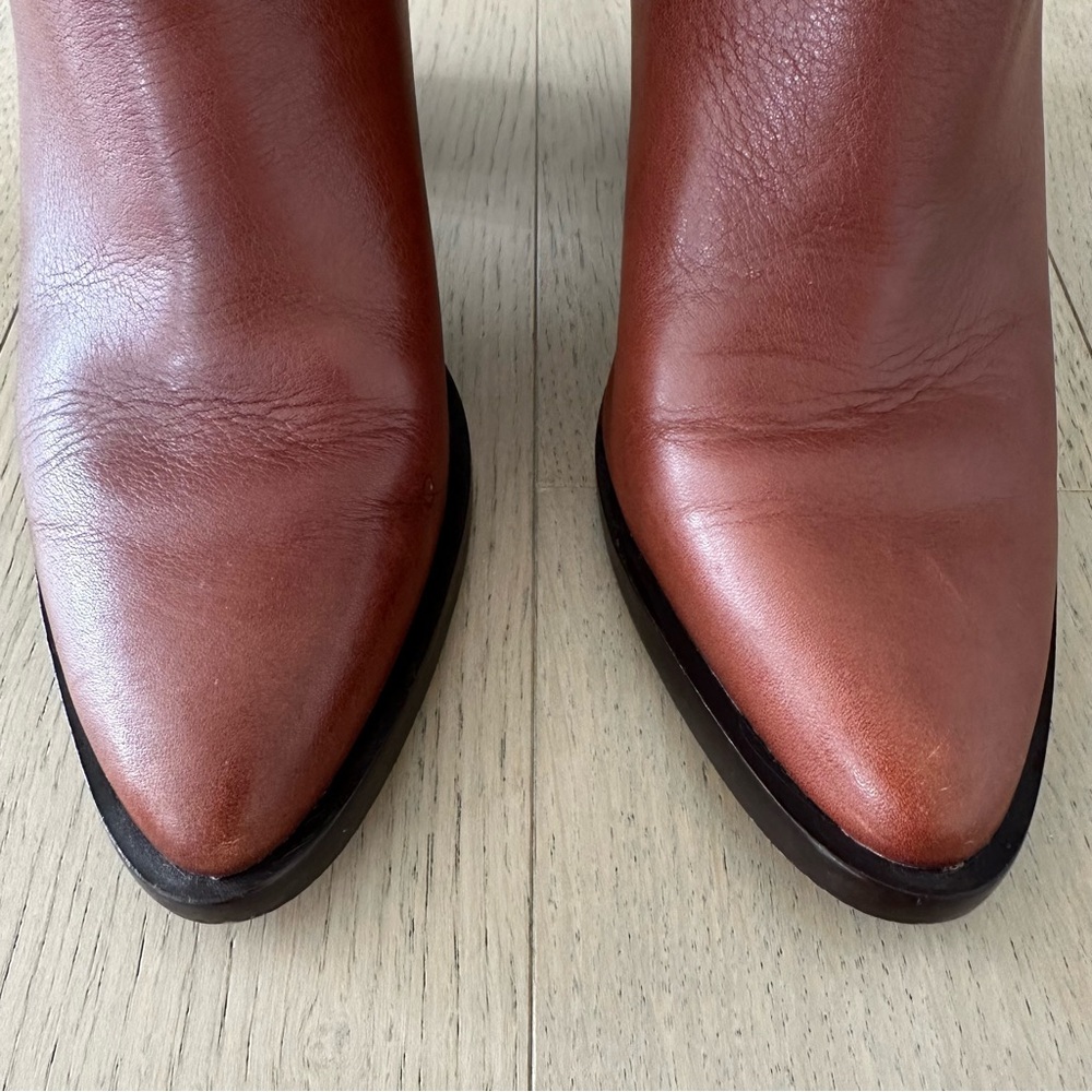 Madewell Elspeth Chelsea Heel Boot | Apple Butter Medium Brown Preloved - Picture 8 of 13